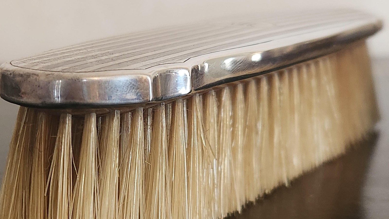 English Art Deco Sterling Silver Grooming Trio by William Neale, Birmingham 1927 - 3