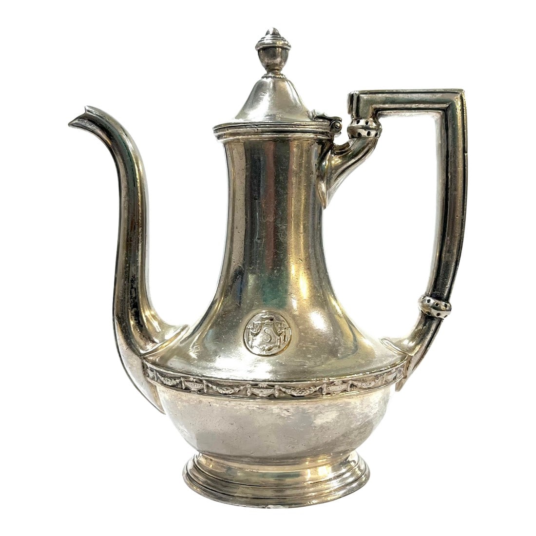 Early 20th Century Hotel Silver Individual Teapot - Hotel Stadler (1 of 13)