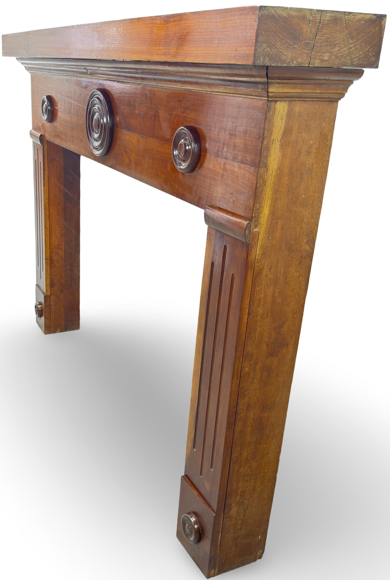 19th Century French Neoclassic Fireplace Mantle Piece. - 2
