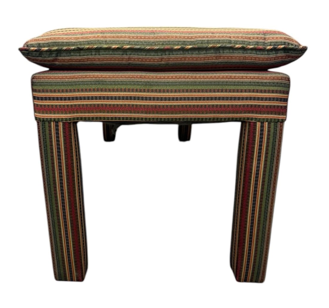 Billy Baldwin Style Pillow Top Tufted Parsons Bench - 4
