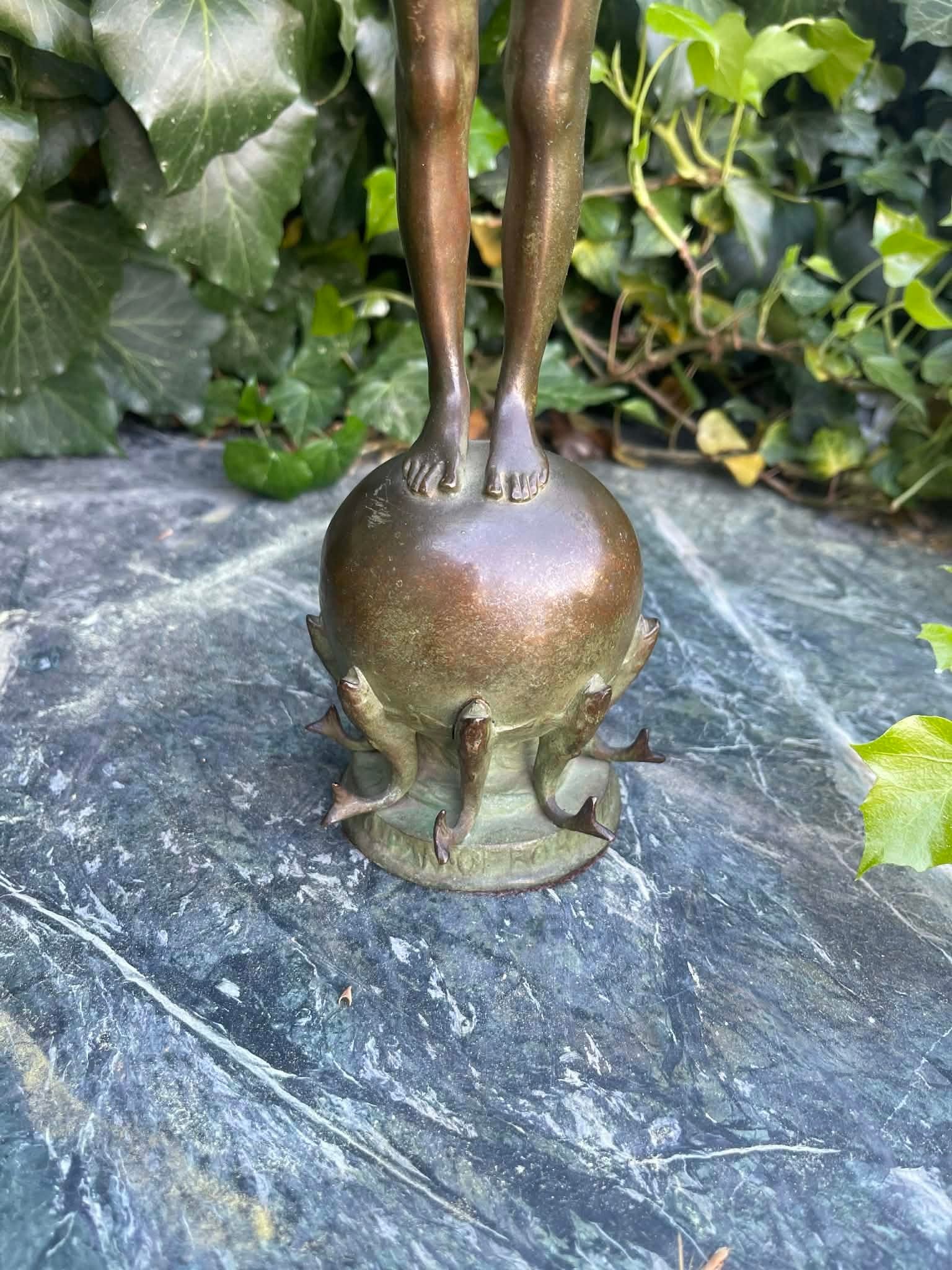 Antique Bronze Sculpture "Pan of Rohallion" by Frederick William MacMonnies (1890) - 14