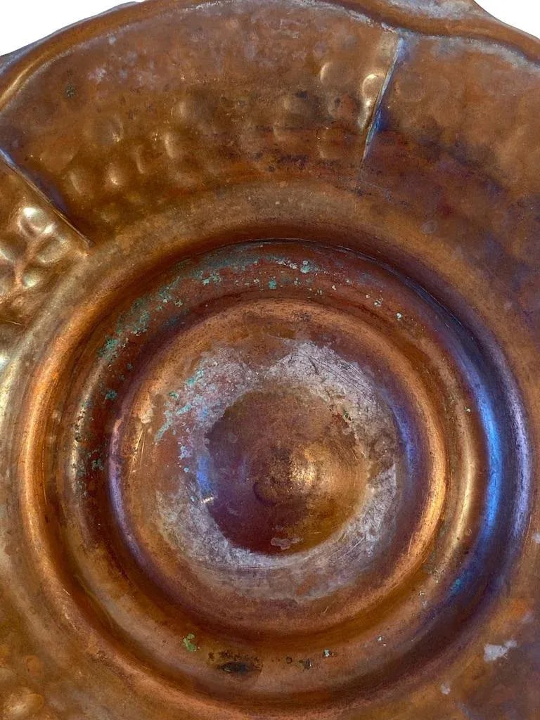 1940s Arts & Crafts-Style Copper Detailed Plate - 6