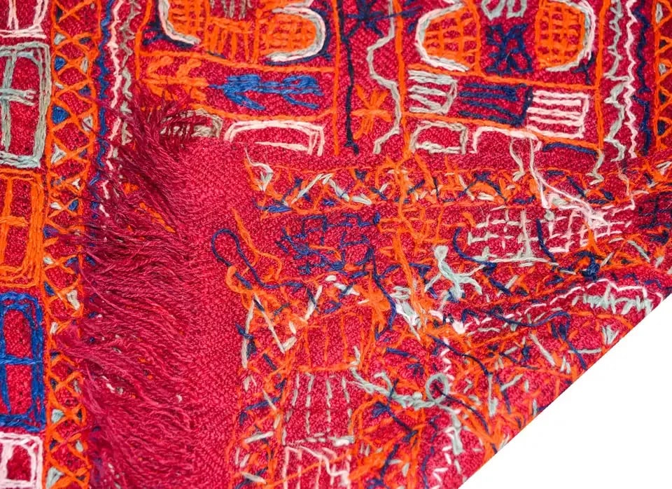 Vintage Late 20th Century Iraqi Embroidered Panel - 11