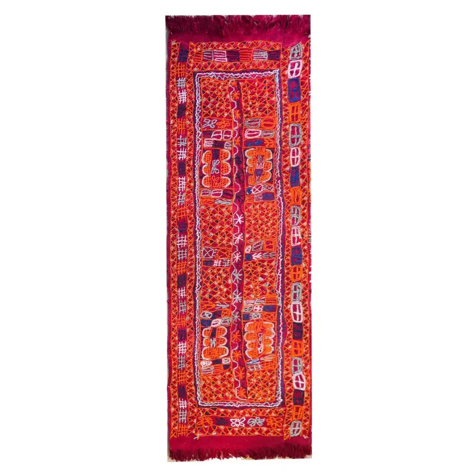 Vintage Late 20th Century Iraqi Embroidered Panel - 13