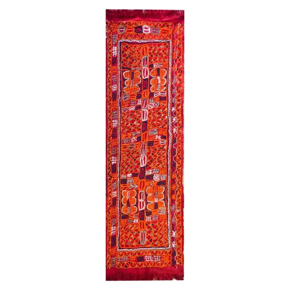 Vintage Late 20th Century Iragi Embroidered Panel - 13