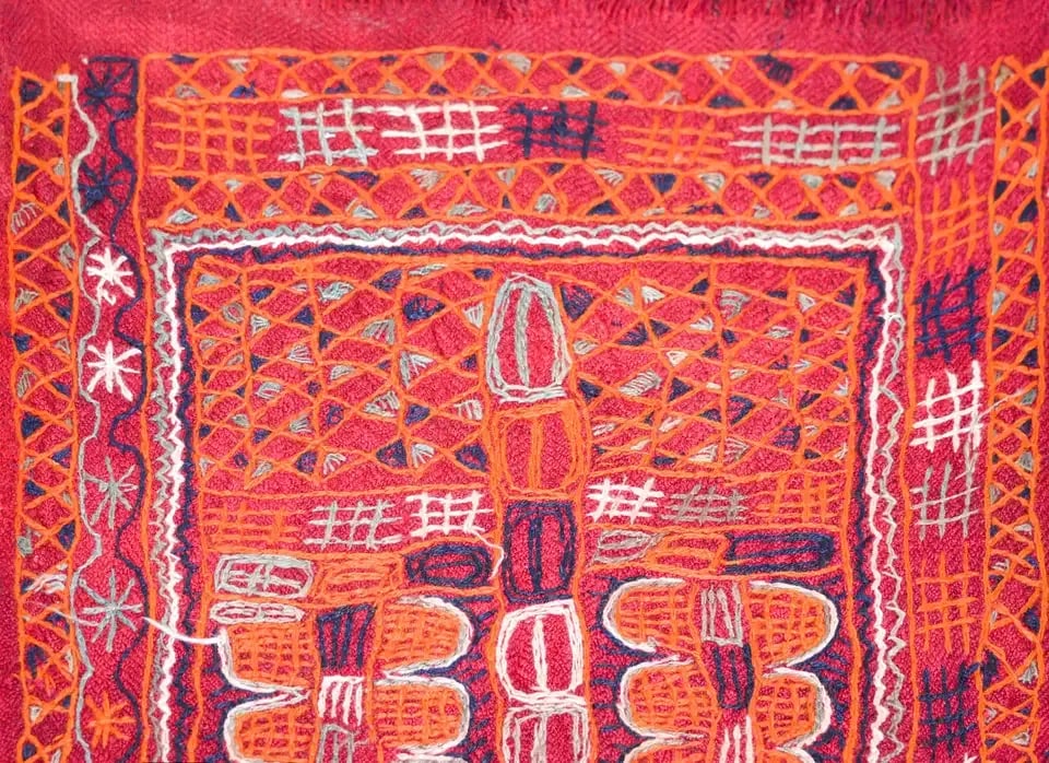 Vintage Late 20th Century Iragi Embroidered Panel - 3