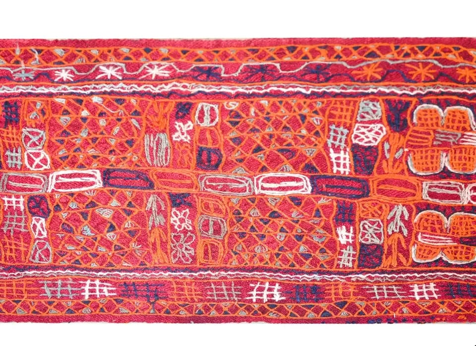 Vintage Late 20th Century Iragi Embroidered Panel - 5