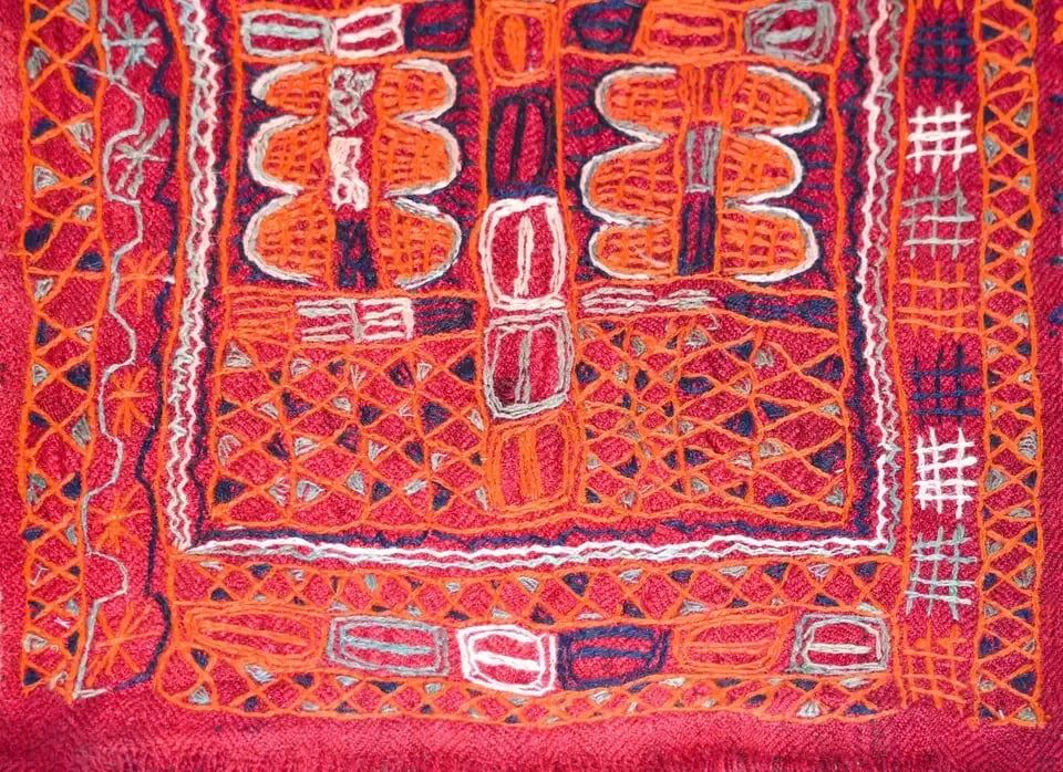 Vintage Late 20th Century Iragi Embroidered Panel - 9