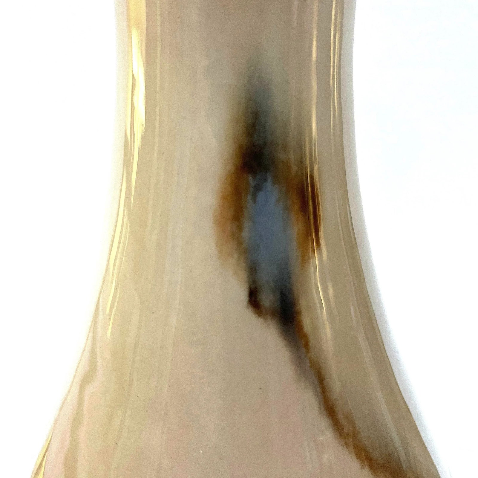 F. J. Von Tury Mid-Century Modern Studio Porcelain Tall Bulb Vase - 6