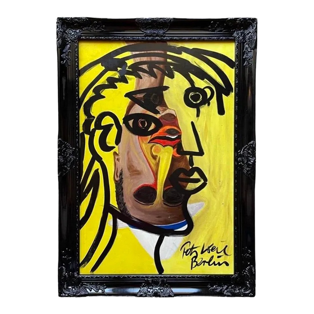 Peter Keil Abstract Painting Framed: Peter Keil is a German artist that focuses primarily on abstract expressionism. Keil painted with some of the greats including Joan MirÃ³, Pablo Picasso and Andy Warhol, to name a few. This