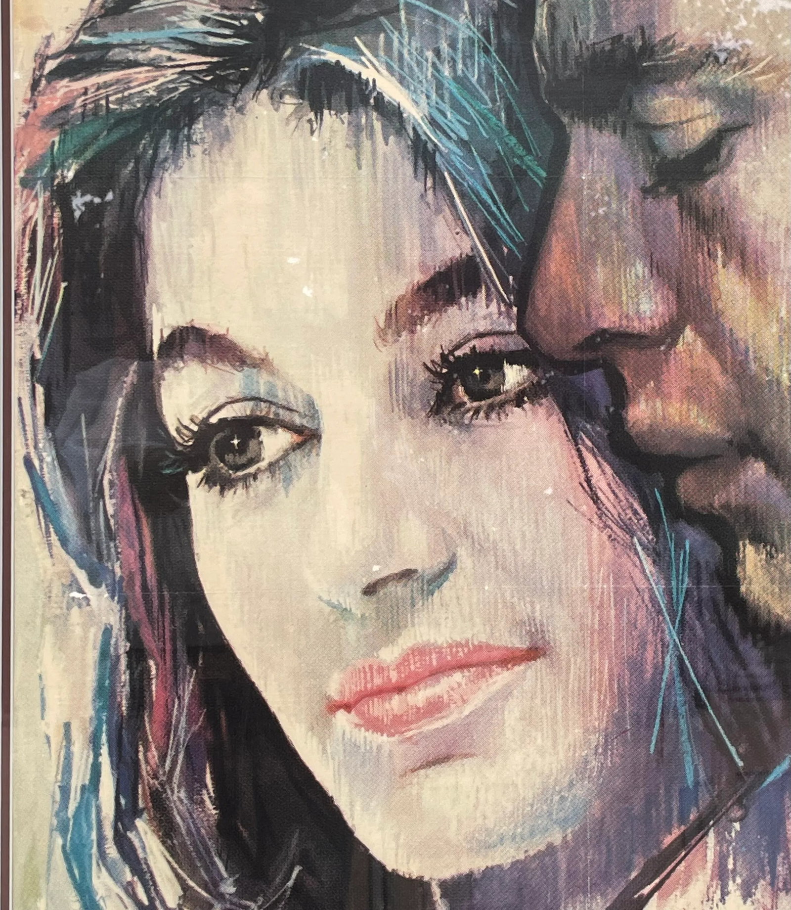Framed Movie Poster of a Man and a Woman - 3