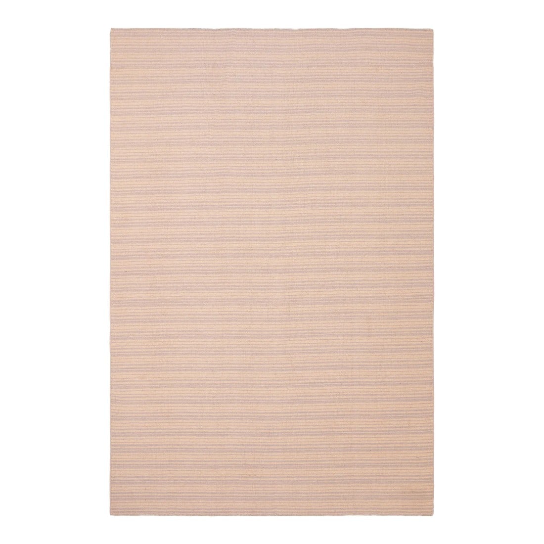 Early 21st Century Shabby Chic Kilim Tan Gray Wool Rug: Add a touch of elegance to your home with this casual chic hand woven Tribal Kilim wool rug. Constructed on a loom by Nomad Turkman people with hand spun wool and 100% Natural Vegetable dyes these bea