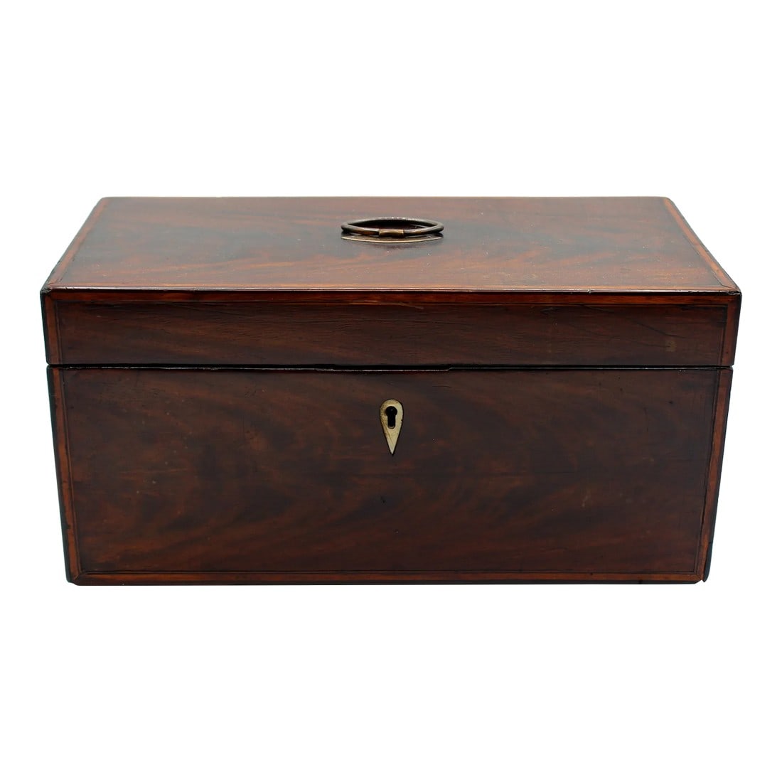 Circa 1790 English George III Period Tea Caddy Box (1 of 6)