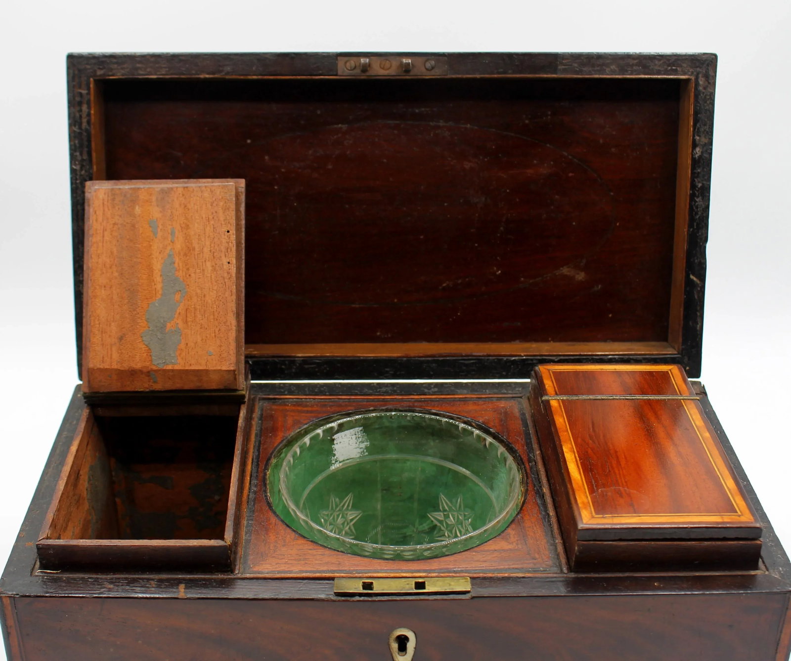 Circa 1790 English George III Period Tea Caddy Box - 5