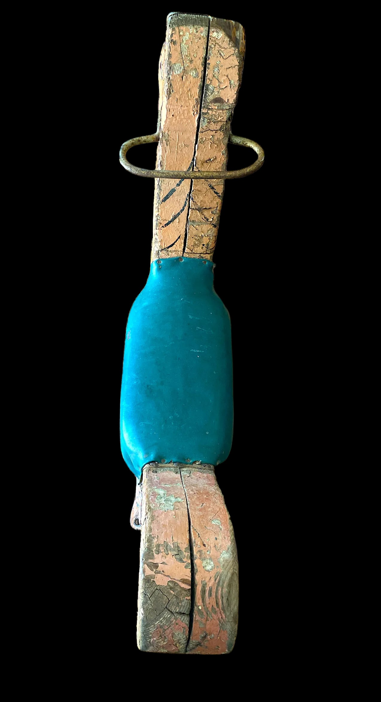 19th Century Antique Hand Made Wooden Carousel Carnival Ride Seat Llama or Camel - 8