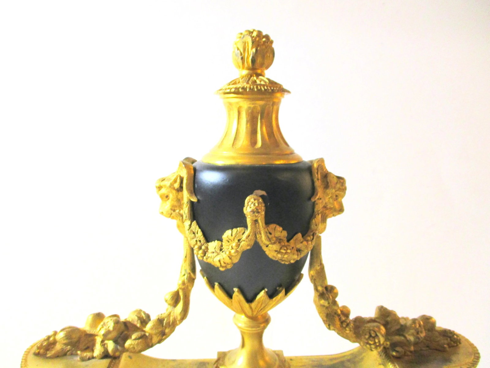 French Gilt Bronze Chenet 19th Century - a Pair of 2 - 4