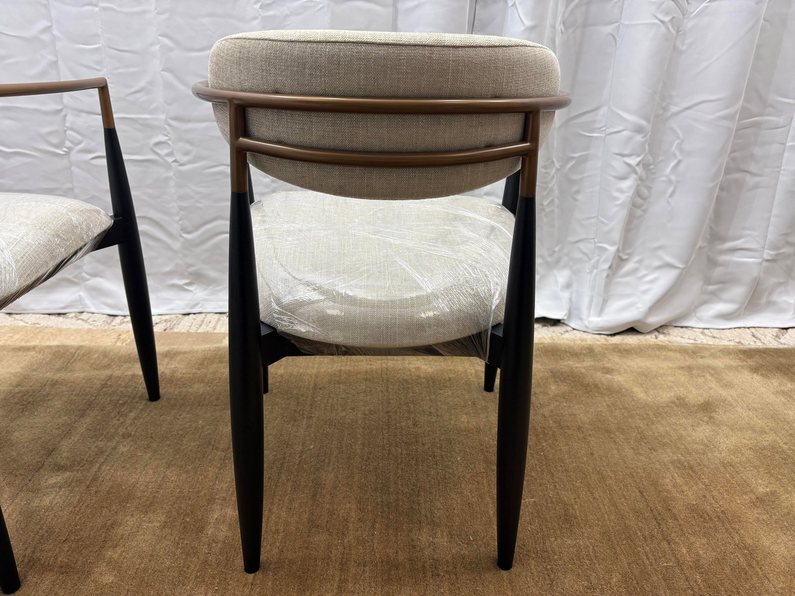 Set of Two Arhaus Jagger Dining Arm Chairs - 10