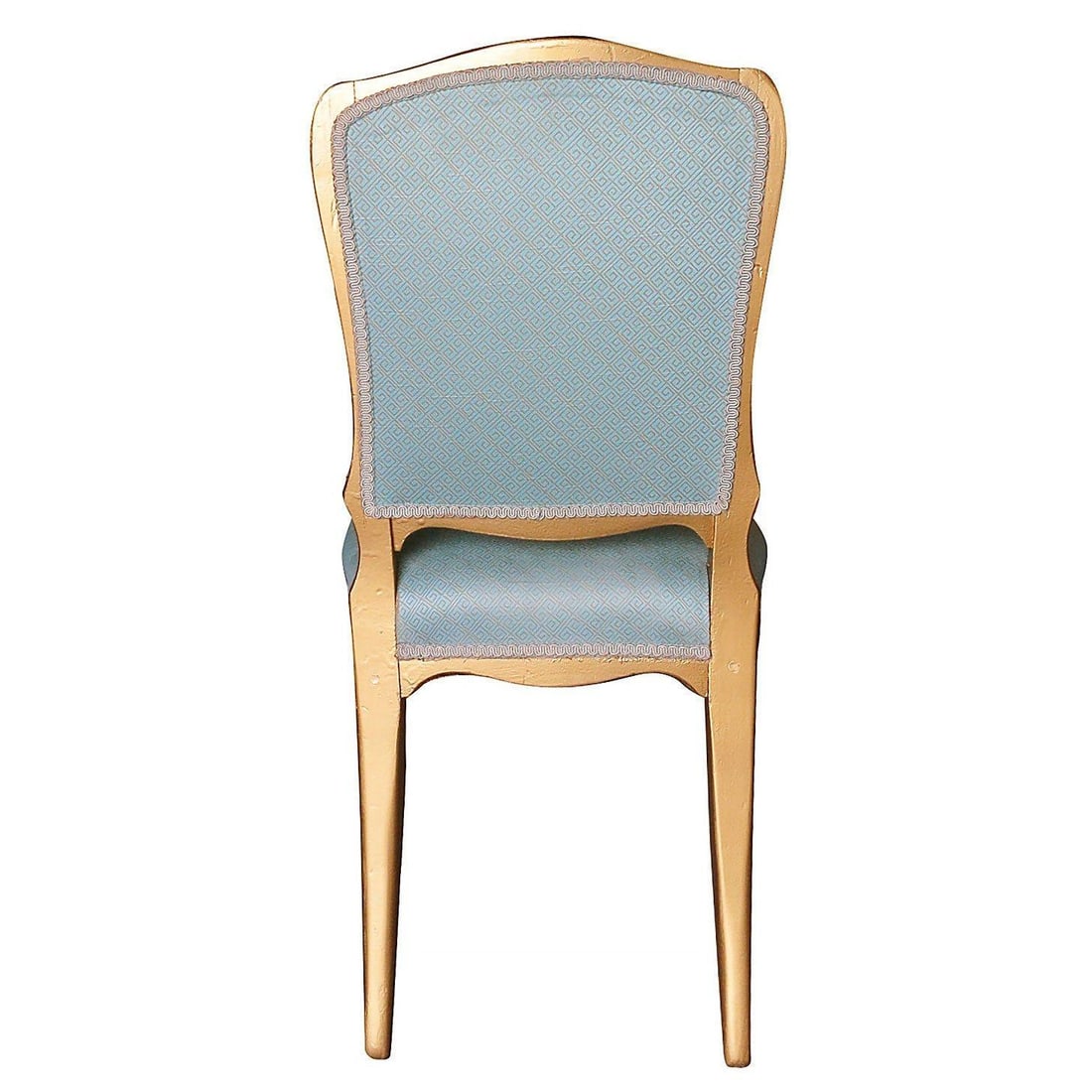 1950 Louis XVI-Style Hollywood Regency Gold Giltwood Dining Chairs, Set of 24 - 4