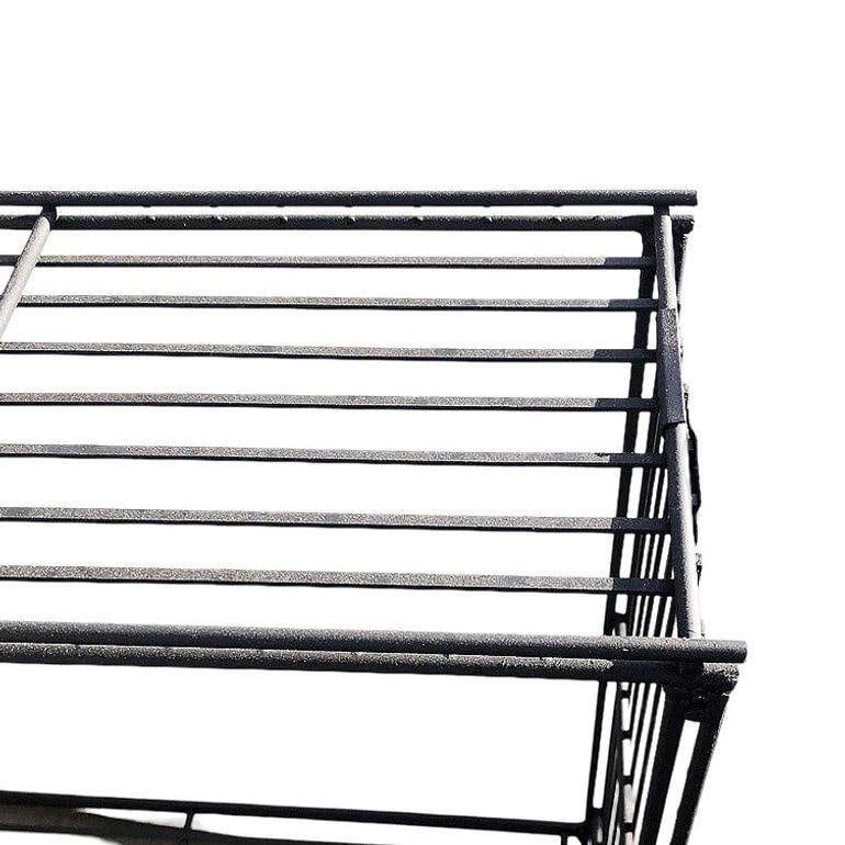 Mid-Century 3-Tier Iron Wire Art Display Shelf Bookshelf - 3