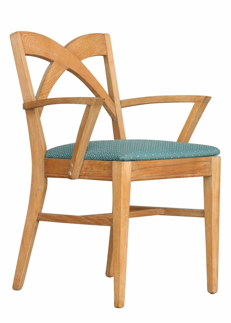 Mid-century Blond Birch Dining Chair by Paul Frankl for Brown Saltman, Set of 10 - 2