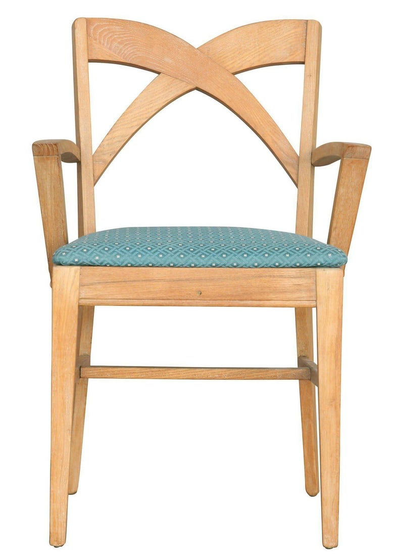Mid-century Blond Birch Dining Chair by Paul Frankl for Brown Saltman, Set of 10 - 3
