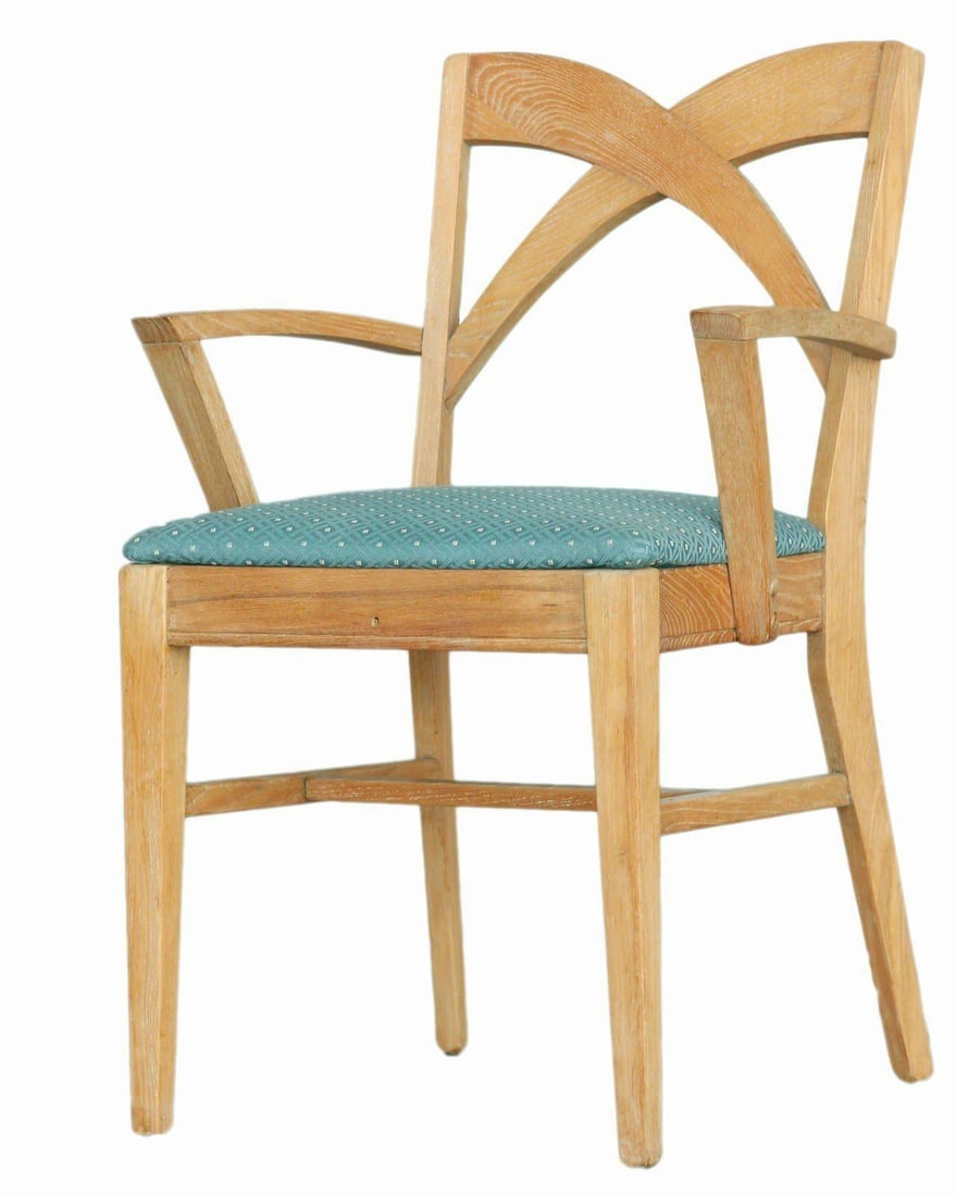 Mid-century Blond Birch Dining Chair by Paul Frankl for Brown Saltman, Set of 10 - 4