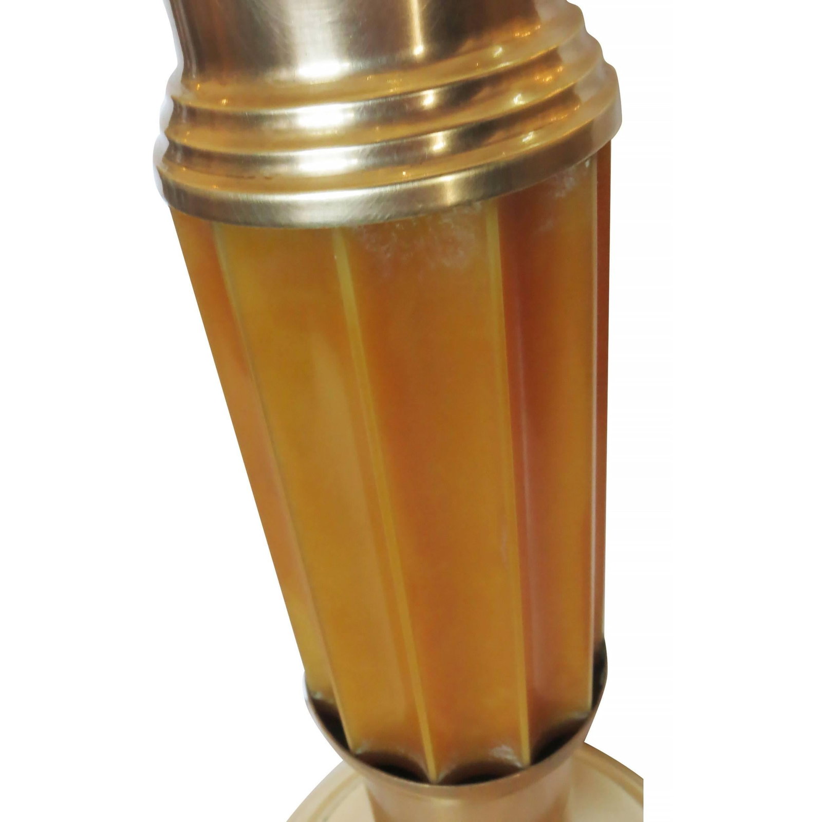 Art Deco Celluloid and Brass Table Lamp - 4