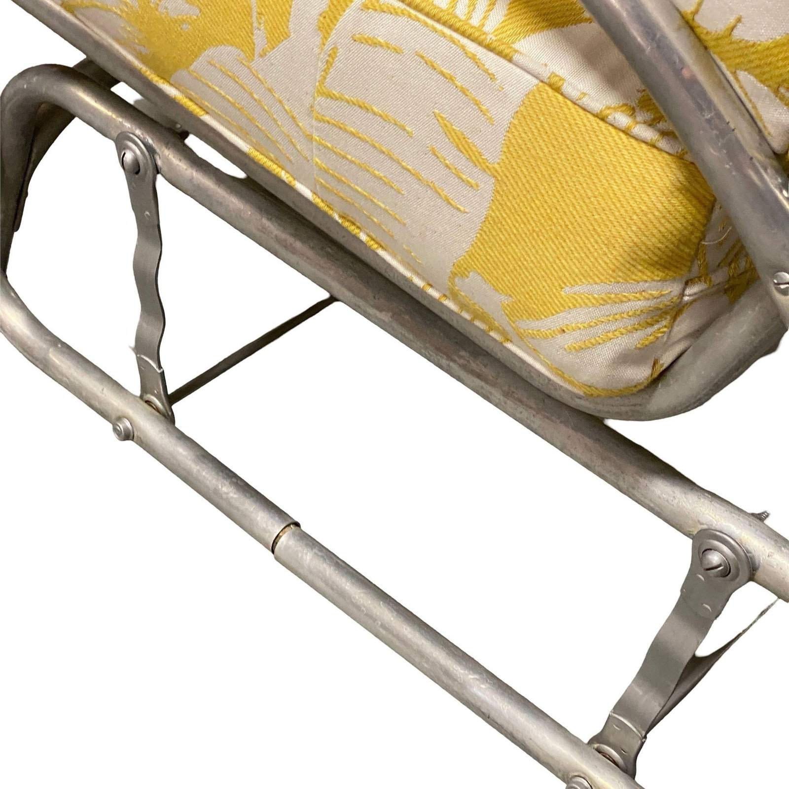 Aluminum Patio/Outdoor Sled Base Rocking Slider Armchair w/ Speed Arms - 4