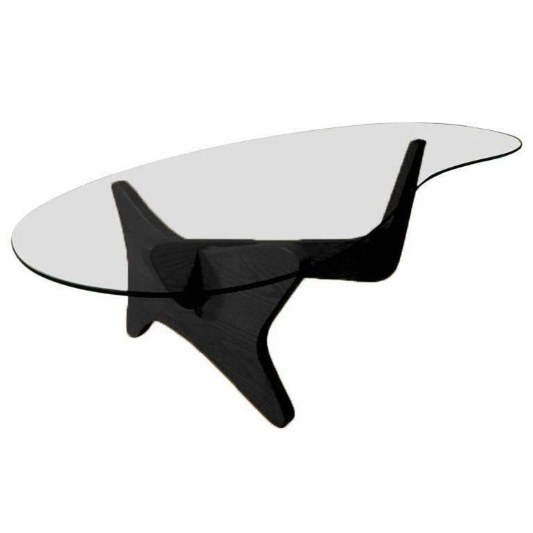 Midcentury Biomorphic "Airplane" Coffee Table - 5