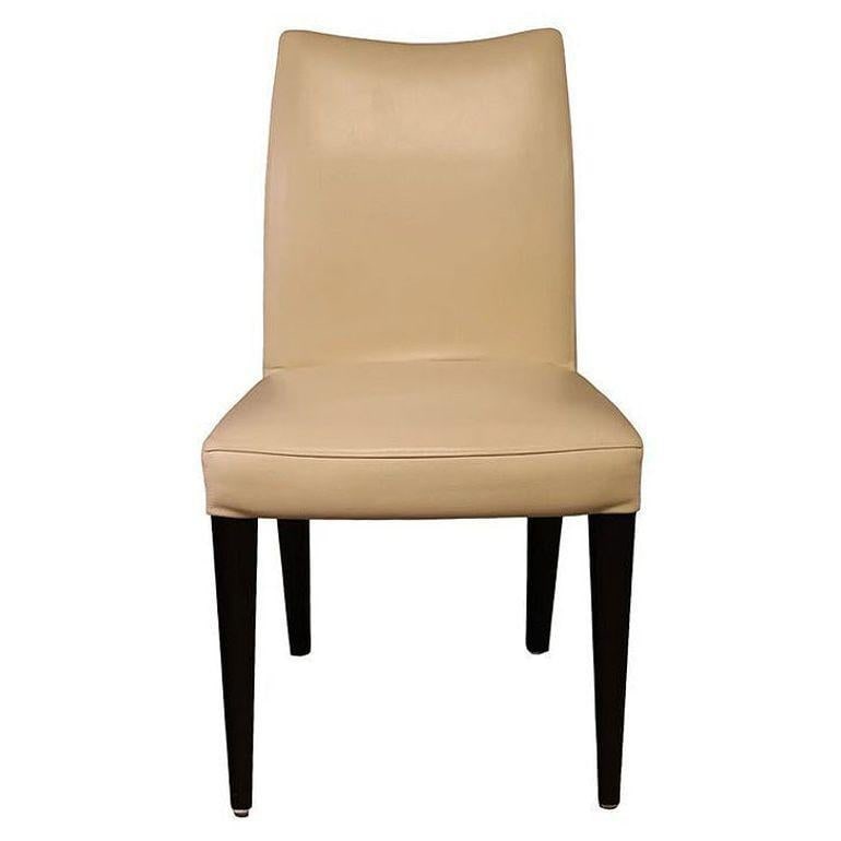 Dakota Jackson Pull Up "Iko" Sculpted Leather Side Chair - 2