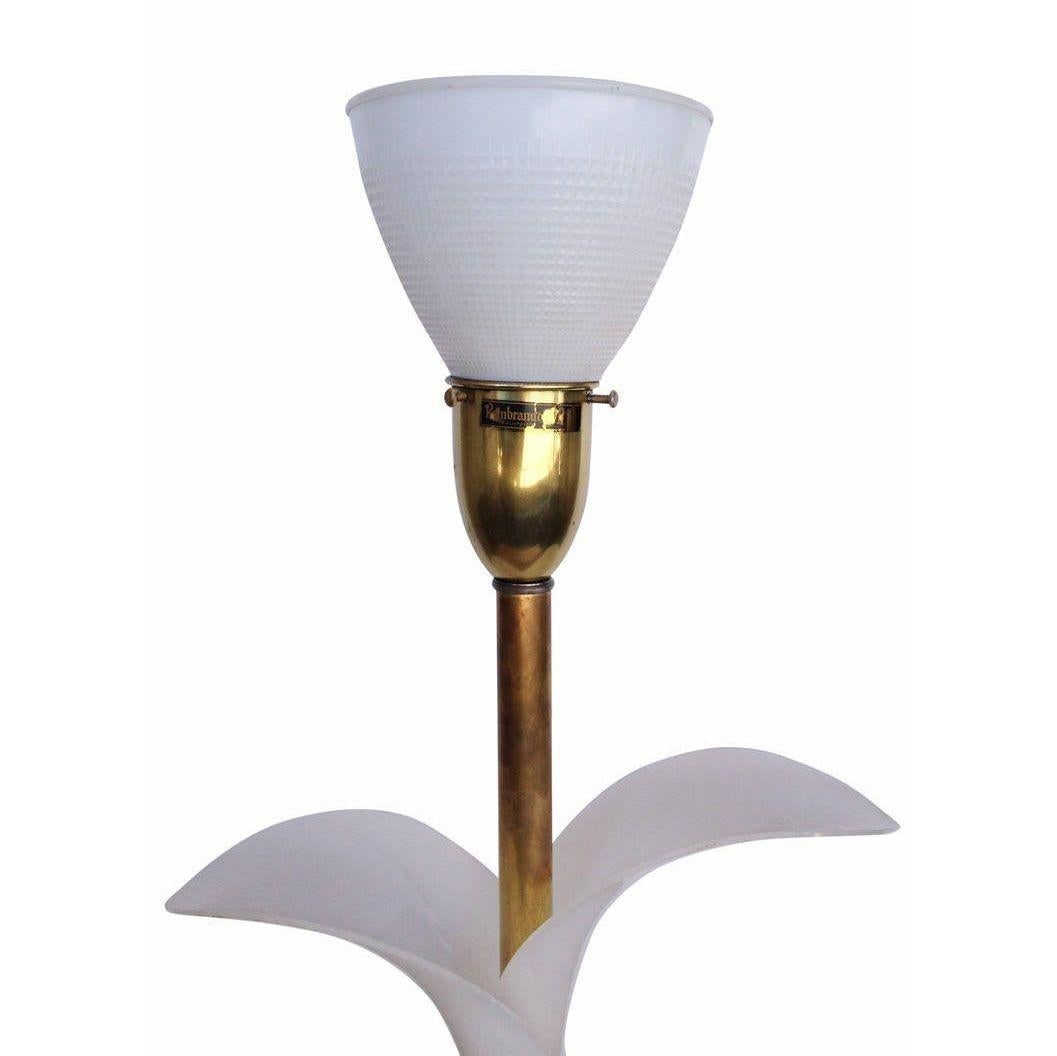 Pair of Sculptural Acrylic Table Lamps by Rembrandt - 2