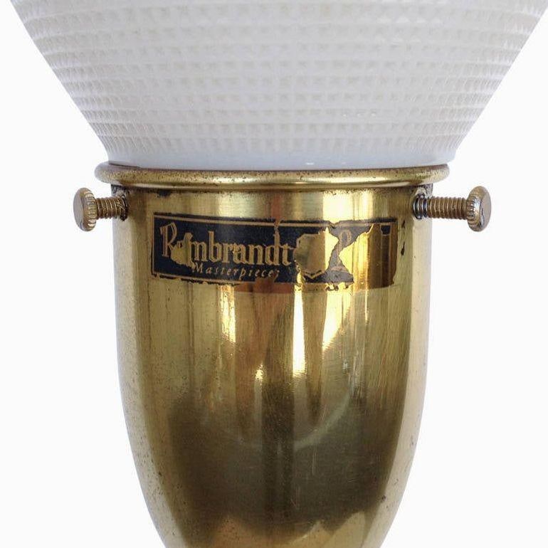Pair of Sculptural Acrylic Table Lamps by Rembrandt - 3