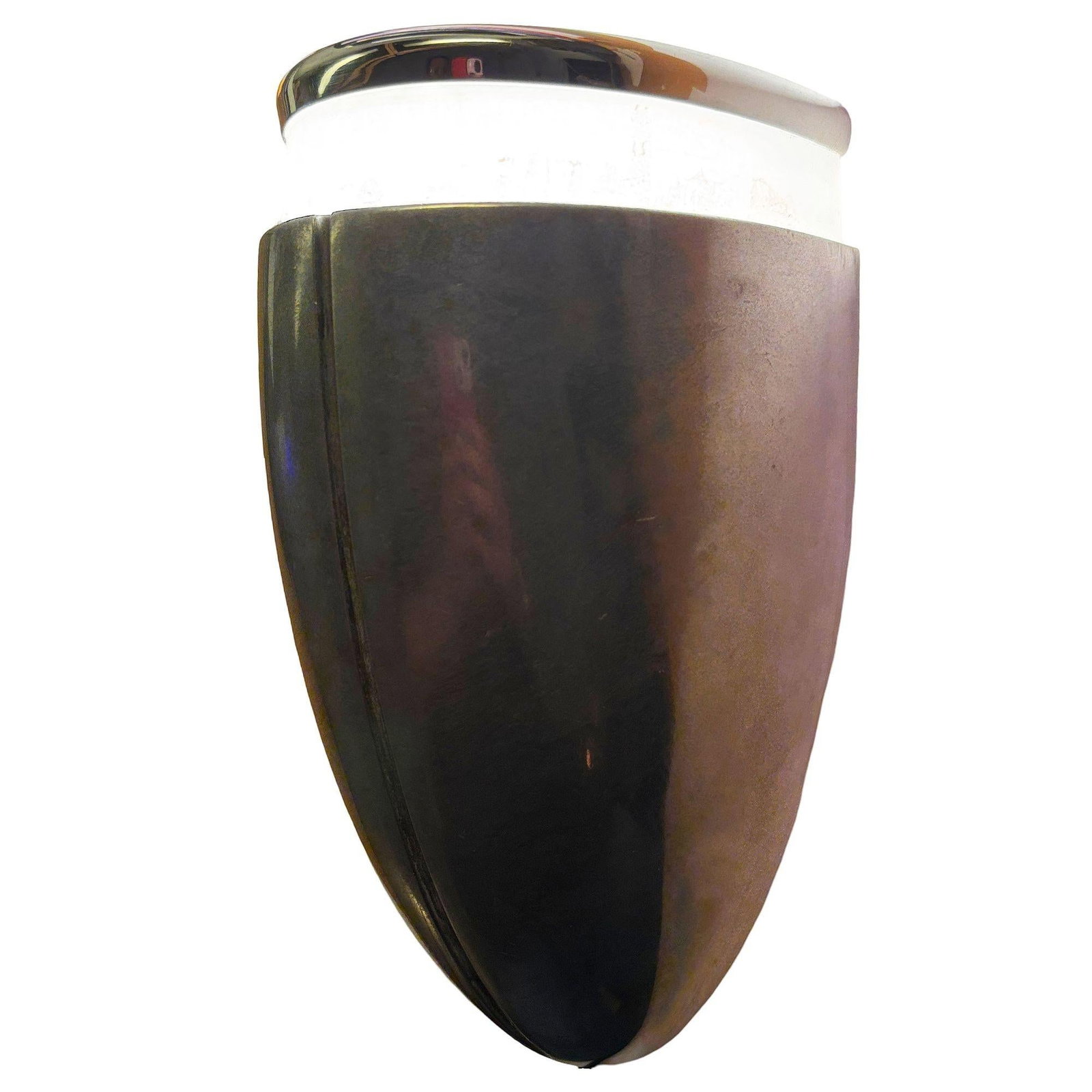 A Machine Age Streamline Brushed Aluminum Wall Sconce, 13 Available - 5