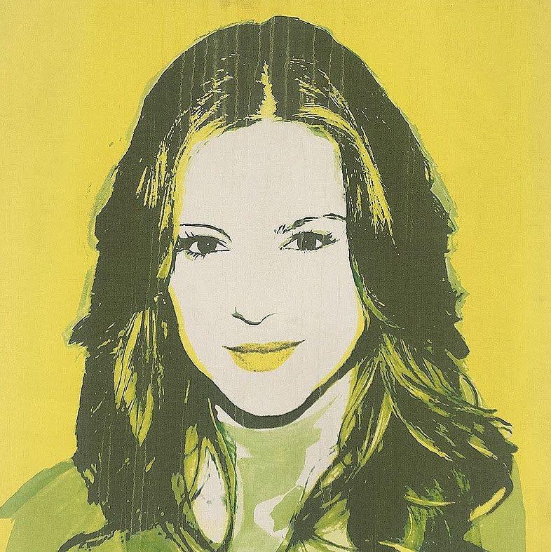Andy Warhol Style Pop Art Portrait of Patricia Arquette, Giclee on Canvas - 2
