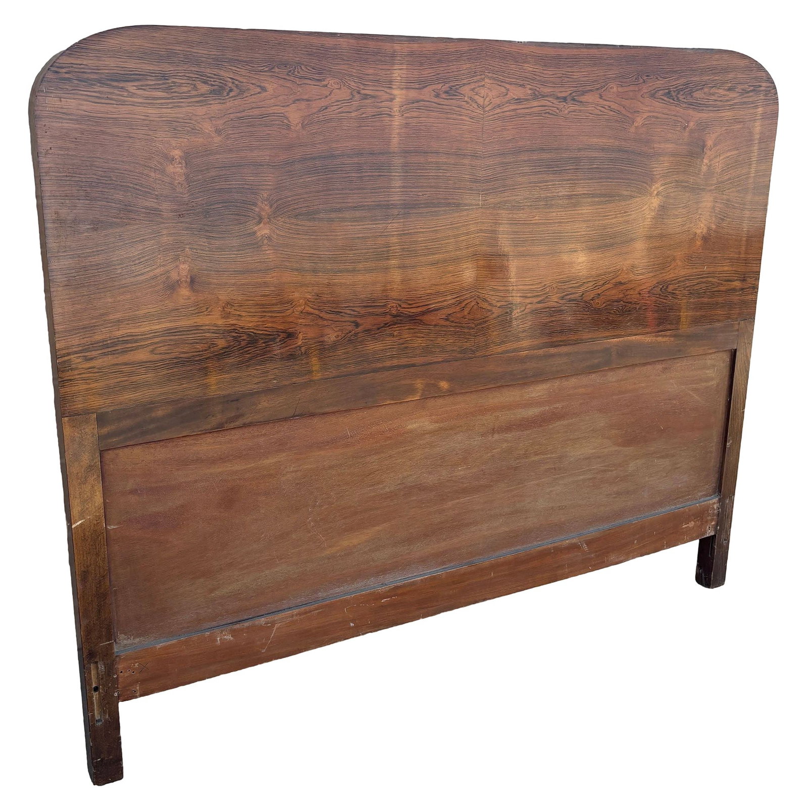 Steamline Art Deco Full-Size Tiger Oak Headboard (1 of 5)