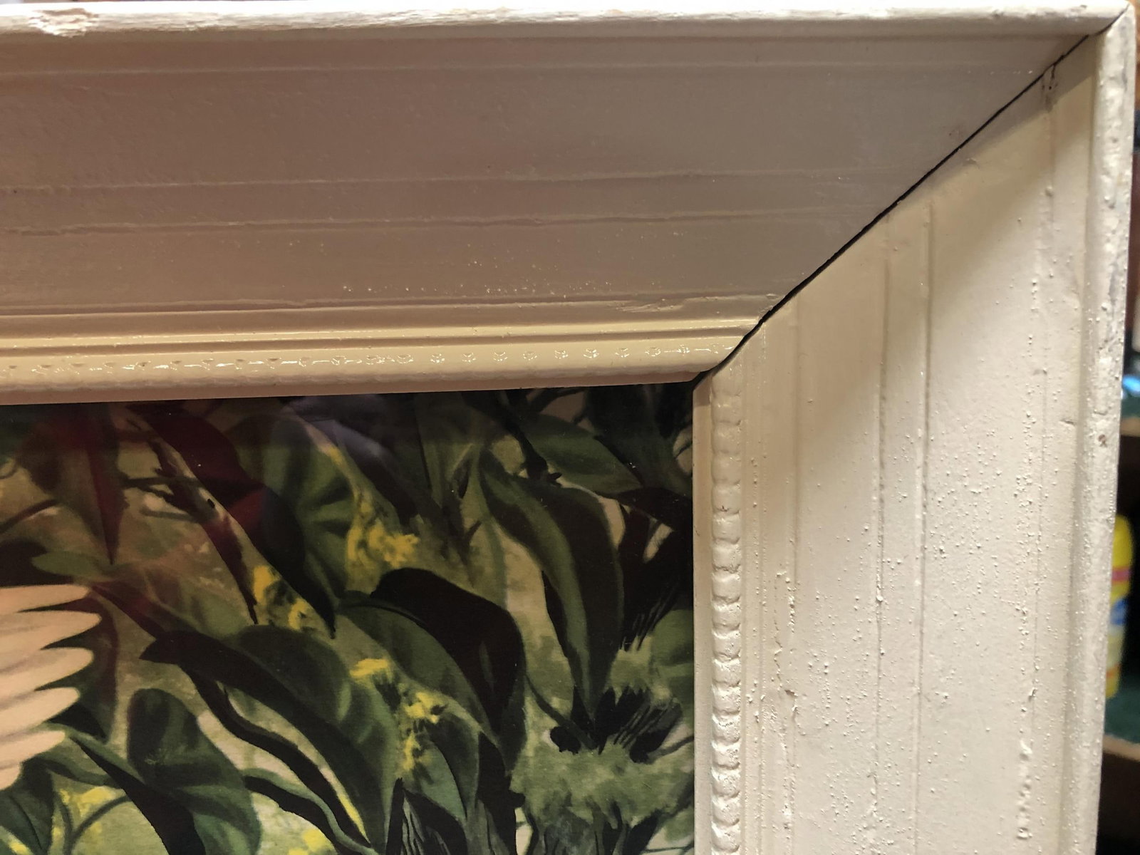 Post-War Tropical Cranes Print in Original Frame - 5