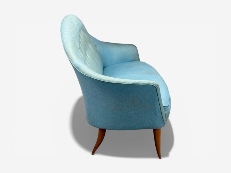Kerstin Hörlin-Holmquist, Sofa, Beech, Fabric, Sweden, 1940s - 7