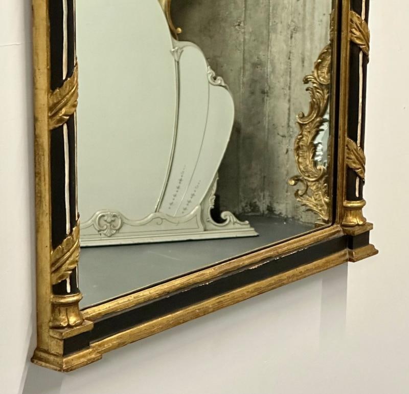 Hollywood Regency Giltwood Mirror, Wall / Console Mirror, Made in Italy - 6