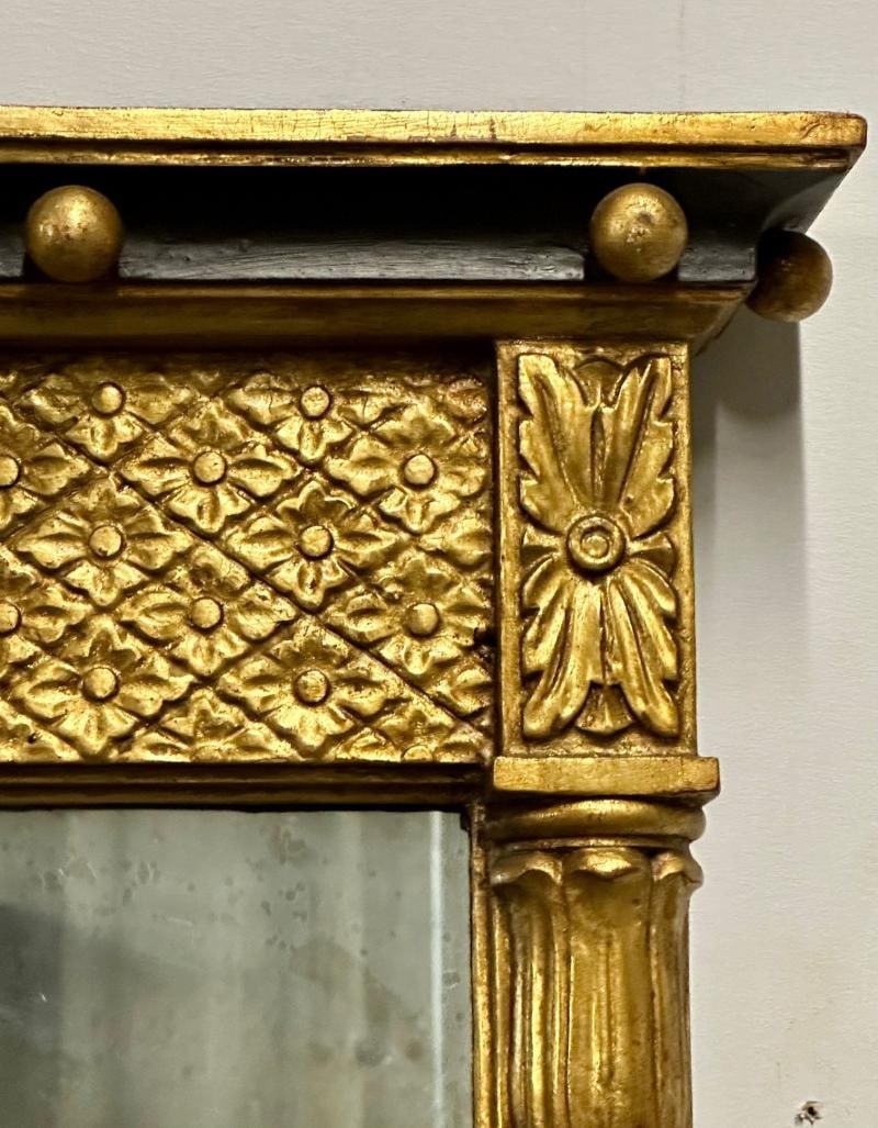 Hollywood Regency Giltwood Mirror, Wall / Console Mirror, Made in Italy - 9