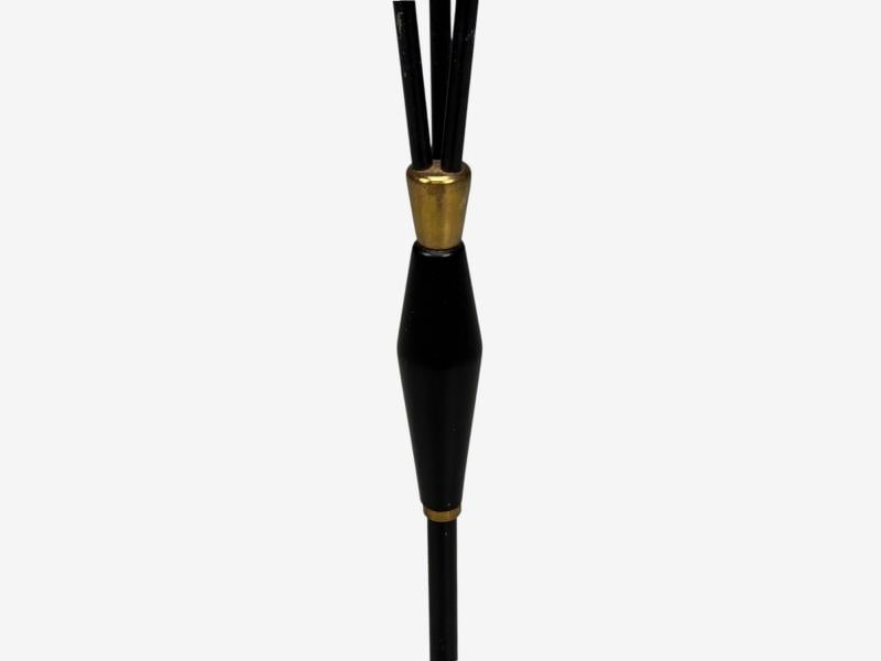 AJH, Swedish Modern, Adjustable Floor Lamp, Metal, Brass, Sweden, 1950s - 10