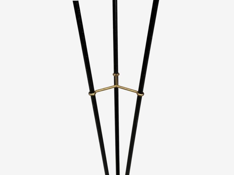 AJH, Swedish Modern, Adjustable Floor Lamp, Metal, Brass, Sweden, 1950s - 8