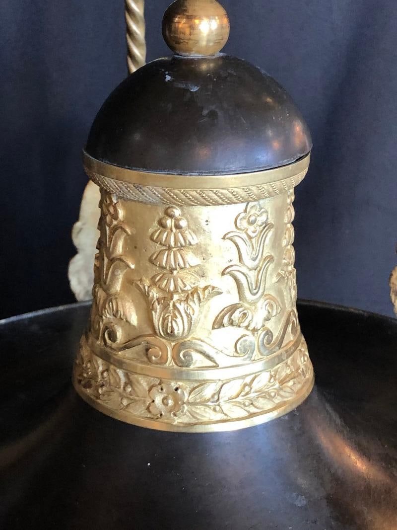 19th Century Empire Chandelier with Full Figure Swan Arms - 9