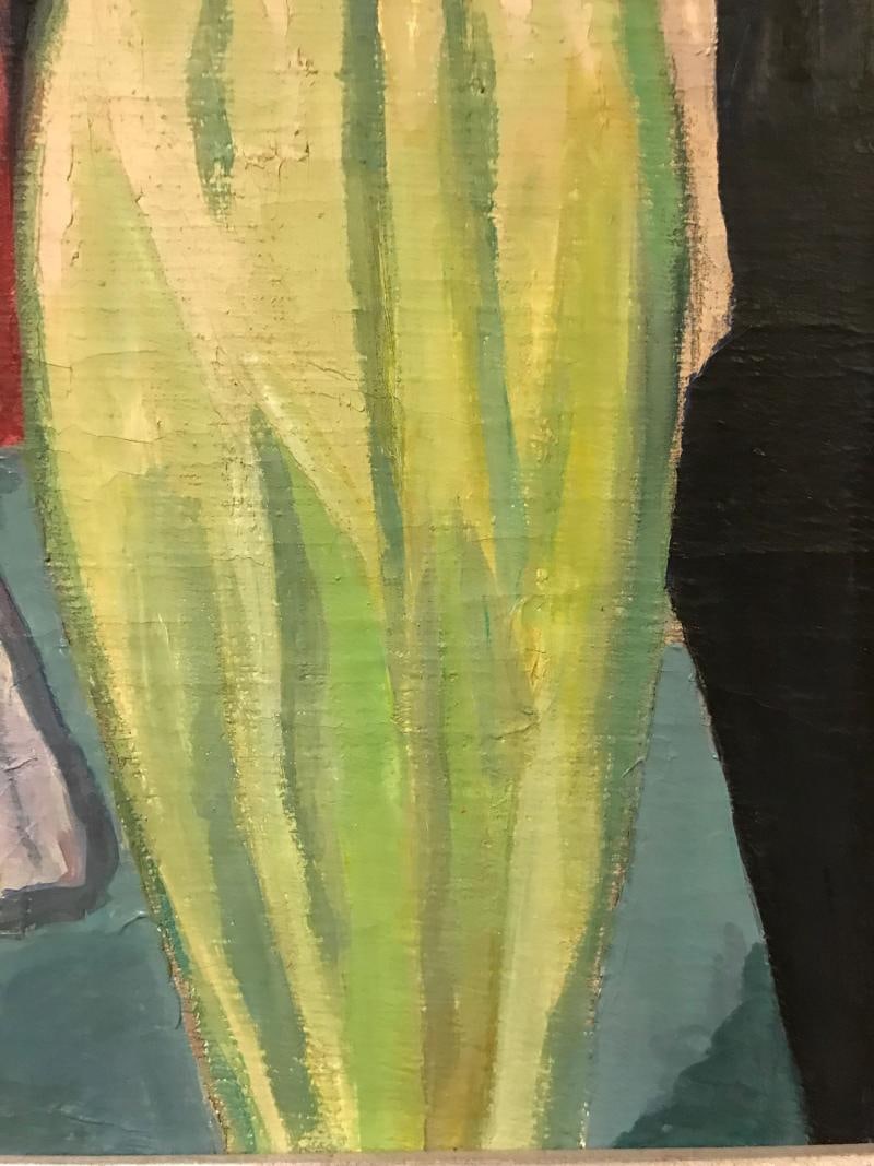 French Oil on Canvas by Rene Mendes of the Ballroom - 11