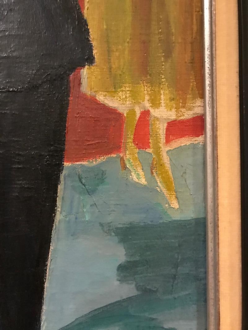 French Oil on Canvas by Rene Mendes of the Ballroom - 7