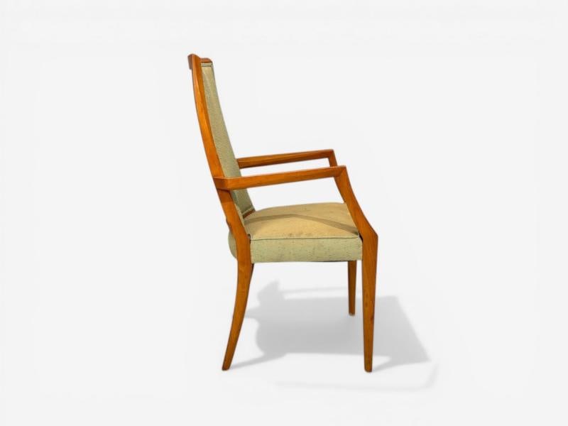 Grosfeld House, Six Dining Chairs, Walnut, Fabric, USA, 1970s - 10