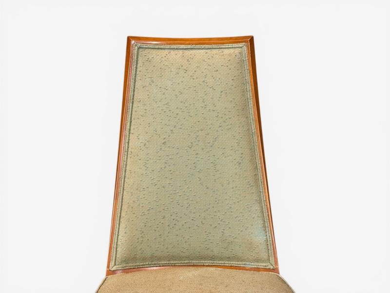 Grosfeld House, Six Dining Chairs, Walnut, Fabric, USA, 1970s - 11