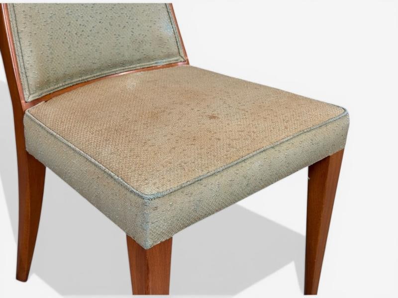 Grosfeld House, Six Dining Chairs, Walnut, Fabric, USA, 1970s - 13