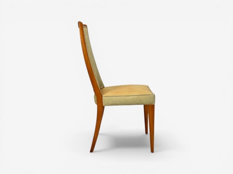 Grosfeld House, Six Dining Chairs, Walnut, Fabric, USA, 1970s - 9