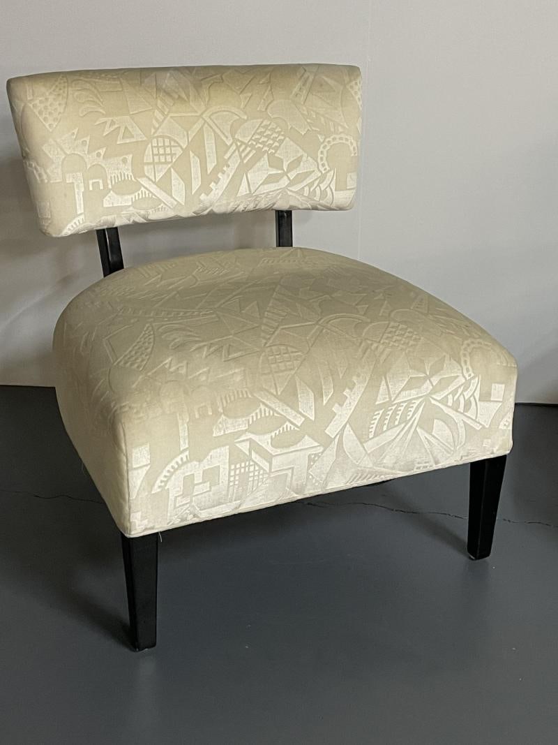 Pair Mid-Century Modern Organic Form Harvey Probber Style Lounge / Slipper Chair - 5