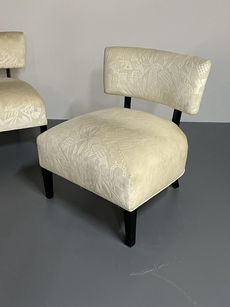 Pair Mid-Century Modern Organic Form Harvey Probber Style Lounge / Slipper Chair - 8